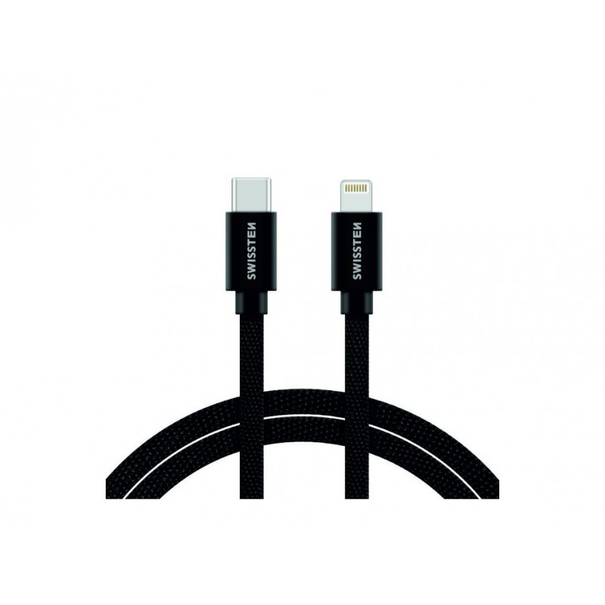 Swissten Textile II USB-C - Lightning