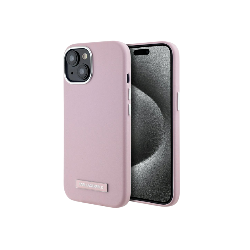 Case Karl Lagerfeld FW Metal Plate MagSafe for iPhone 15 p