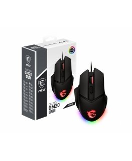 MSI Clutch GM20 Elite hiiri Pelaaminen Oikeakätinen USB A-tyyppi Optinen 6400 DPI