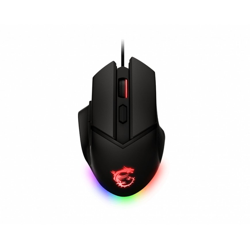 MSI Clutch GM20 Elite pele Speļu Labā roka USB Type-A Optisks 6400 DPI – 2