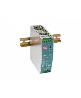 LevelOne 48V DC Industrial Power Supply, 120W, DIN-Rail, PoE Ready