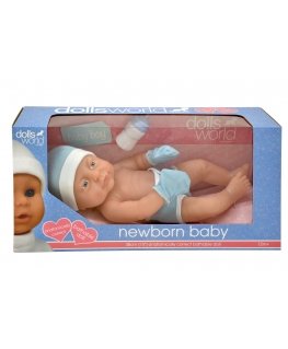 DOLLSWORLD babydoll, boy, 38 cm