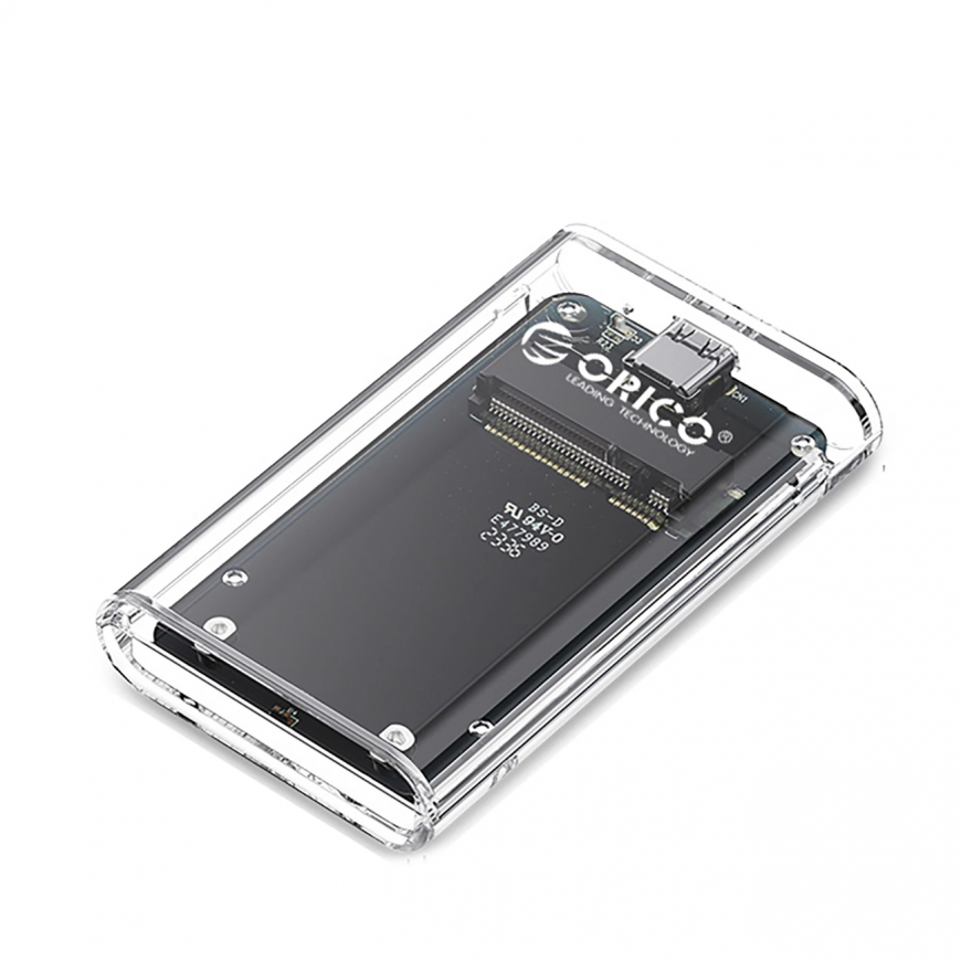 Orico TC10-MS MSATA USB-C 3.2 5Gb|s Disk Cartridge - Transparent