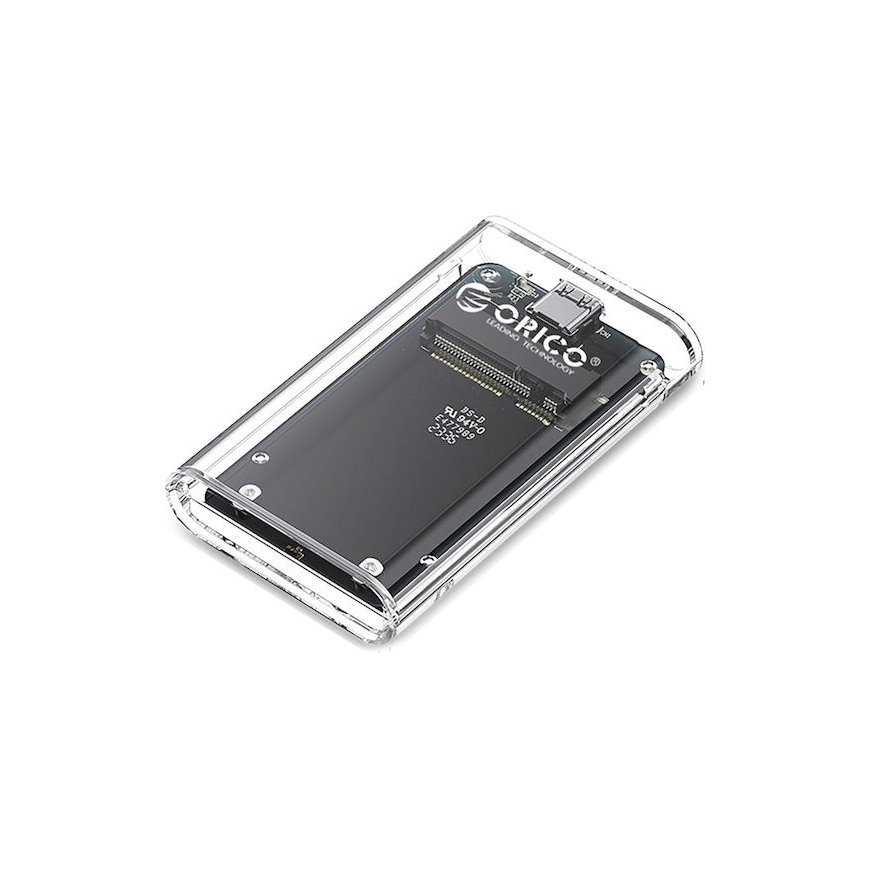 Orico TC10-MS MSATA USB-C 3.2 5Gb|s Disk Cartridge - Transparent – 2