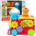 Lean Toys muzikinis interaktyvus lokomotyvas mažiems vaikams Gears Spalvingas Lean Toys muzikinis interaktyvus lokomotyvas mažiems vaikams Gears Spalvingas