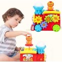 Lean Toys muzikinis interaktyvus lokomotyvas mažiems vaikams Gears Spalvingas Lean Toys muzikinis interaktyvus lokomotyvas mažiems vaikams Gears Spalvingas