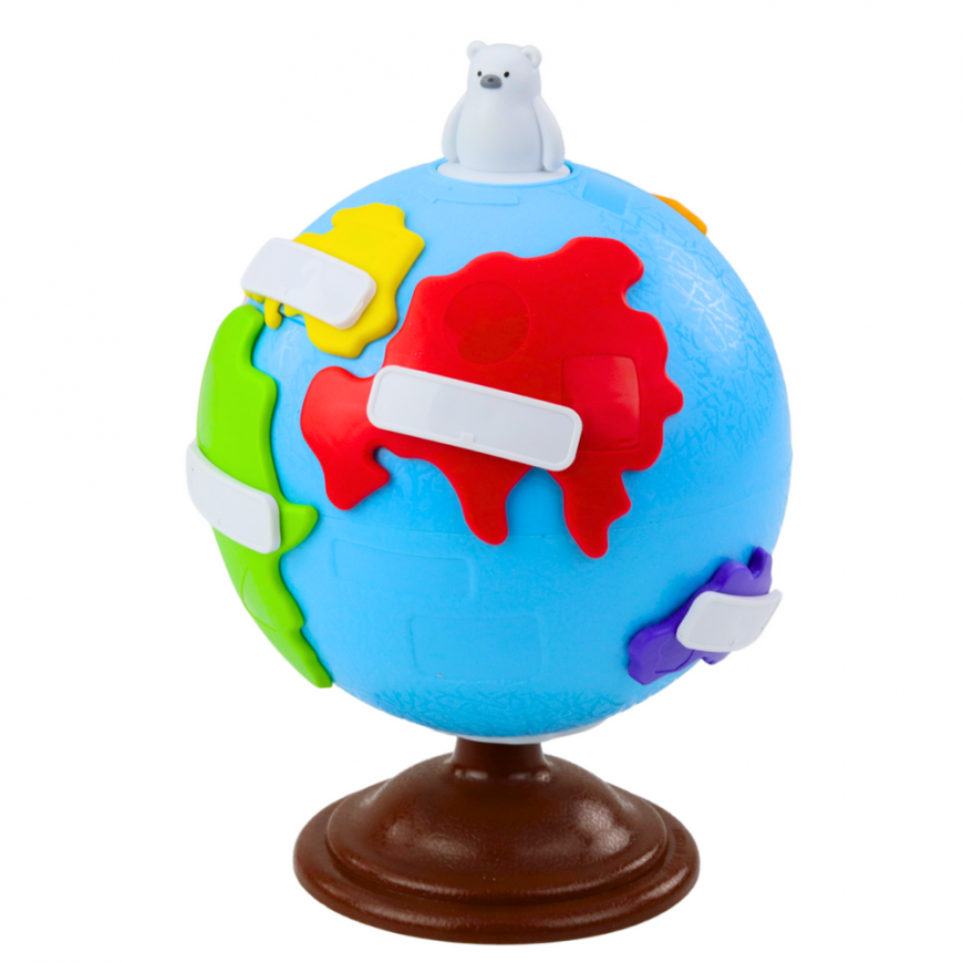 Lean Toys Lean Toys Interactive Educational Globe for Little Ones Continents Rotating – 3