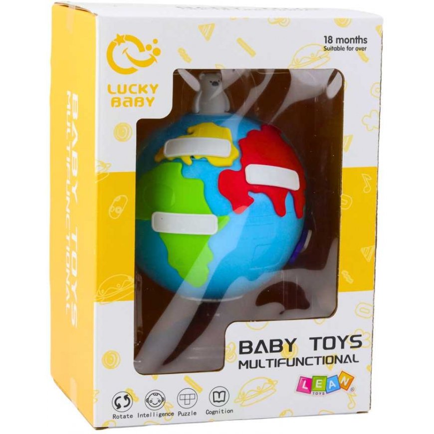 Lean Toys Lean Toys Interactive Educational Globe for Little Ones Continents Rotating – 5