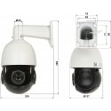LAUKE SUKIAMA IP KAMEROS OMEGA-23P18-6P-AI - 1080p 5,35 ... 96,3 mm