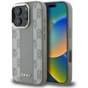 DKNY Checkered Pattern Magsafe iPhone 16 Pro -kotelo - beige DKNY Checkered Pattern Magsafe iPhone 16 Pro -kotelo - beige