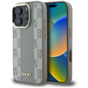 Dėklas DKNY Checkered Pattern Magsafe iPhone 16 Pro Case - rusvai gelsvas Dėklas DKNY Checkered Pattern Magsafe iPhone 16 Pro Case - rusvai gelsvas