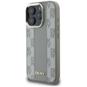DKNY Checkered Pattern Magsafe iPhone 16 Pro -kotelo - beige DKNY Checkered Pattern Magsafe iPhone 16 Pro -kotelo - beige