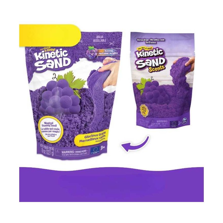 Kinetic Sand Scents grape play dough 227g – 3
