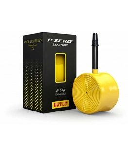 Tube Pirelli P ZERO SmarTUBE, 23/32-622, Presta 80mm, Geltona w/ juodas valve