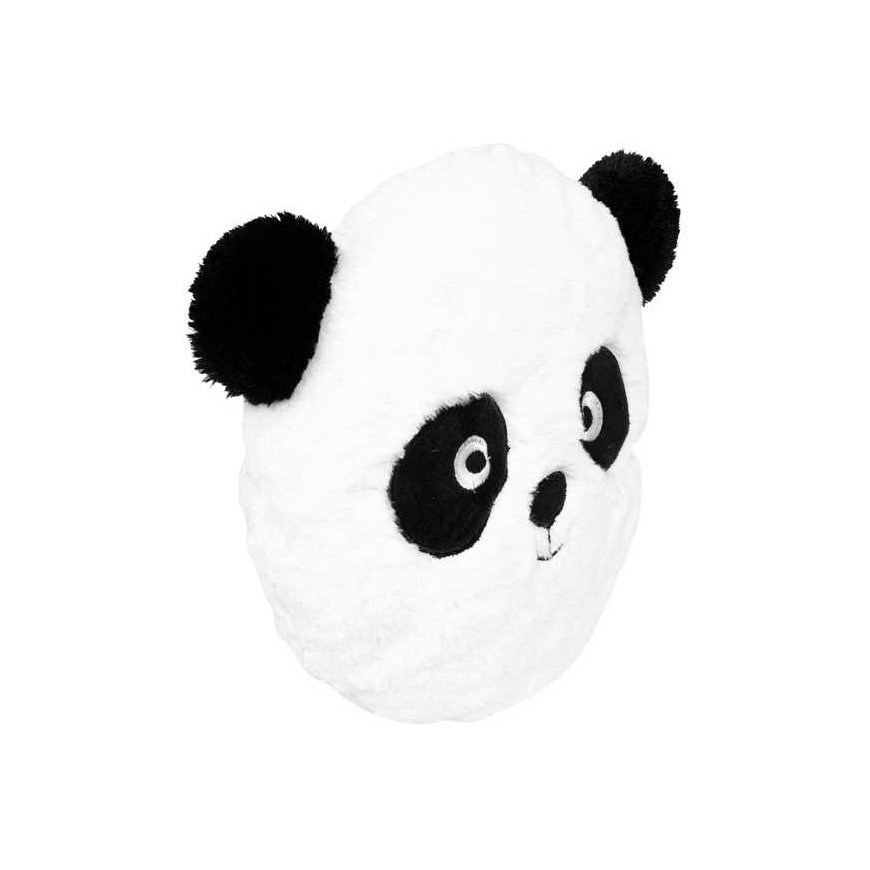 Apvali PANDA pagalvėlė su ausimis, Ø 27 cm – 2