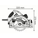 Bosch 0 601 668 901 portatīvais cirkulārais zāģis 19 cm 5000 RPM 1800 W