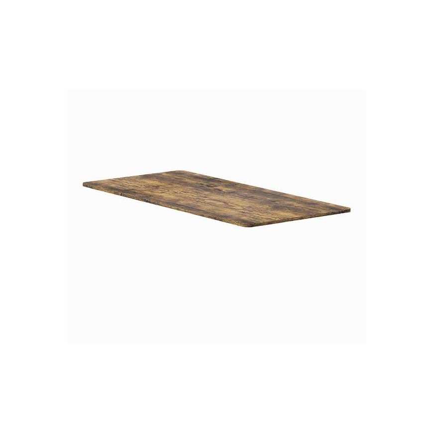 Mouse Table top, rustic walnut, 160x75x1.8 cm, laminated chipboard, Powerton