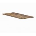 Mouse Table top, rustic walnut, 160x75x1.8 cm, laminated chipboard, Powerton