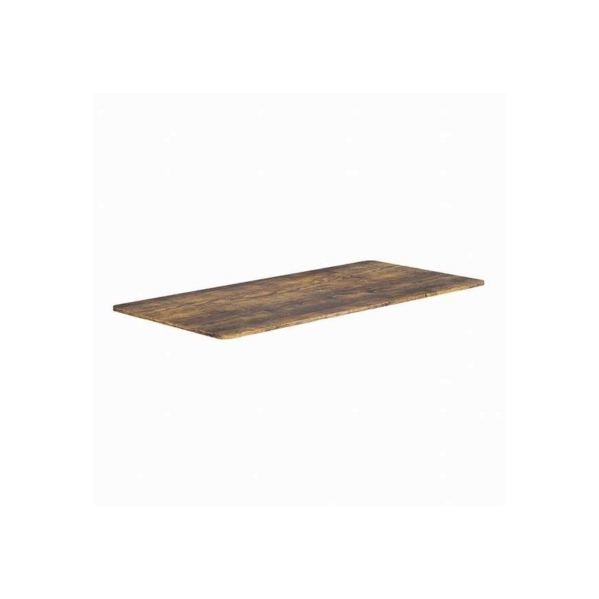 Mouse Table top, rustic walnut, 160x75x1.8 cm, laminated chipboard, Powerton – 2