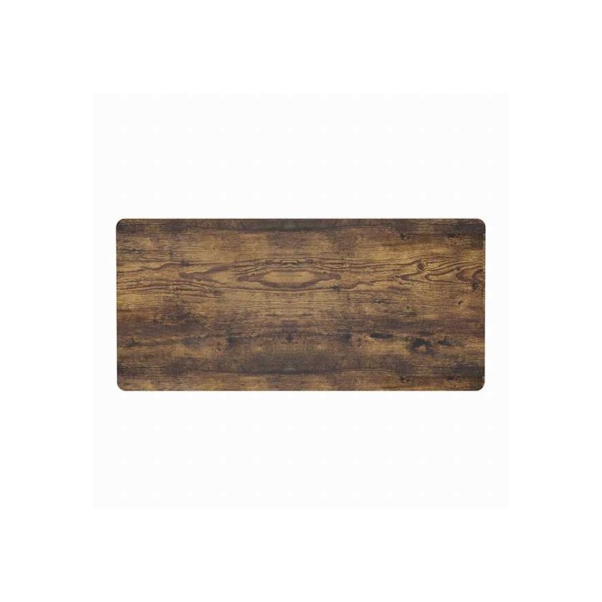 Mouse Table top, rustic walnut, 160x75x1.8 cm, laminated chipboard, Powerton – 3