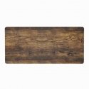 Mouse Table top, rustic walnut, 160x75x1.8 cm, laminated chipboard, Powerton