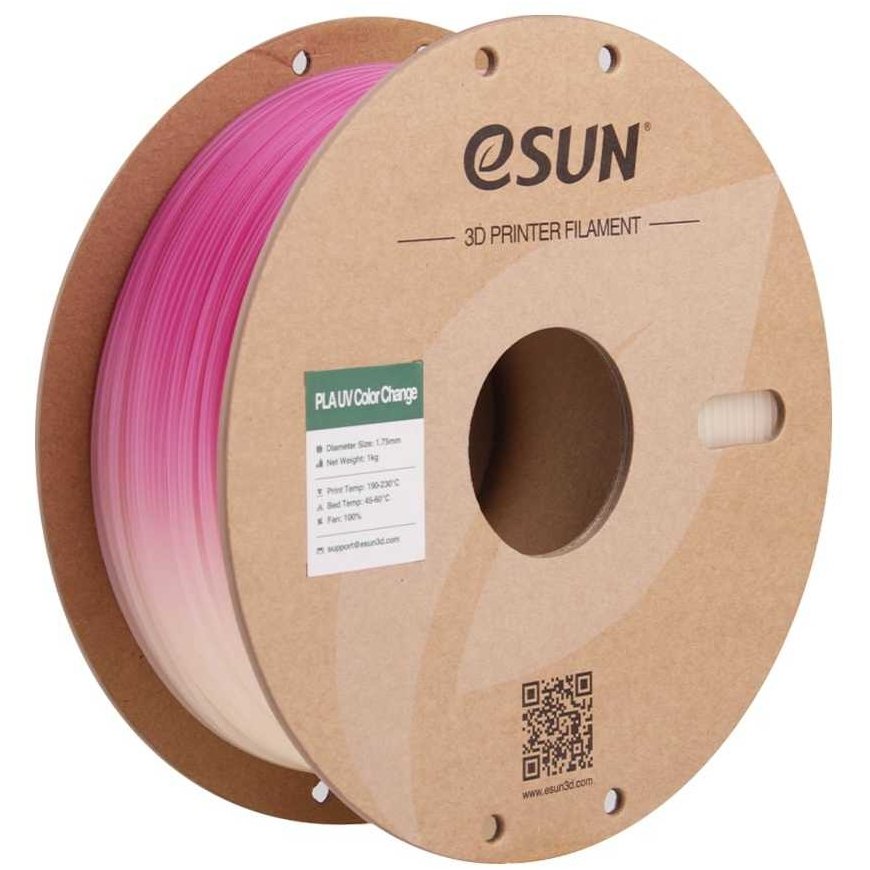 eSUN PLA UV-värinvaihto 1,75mm 1kg - Fuksia