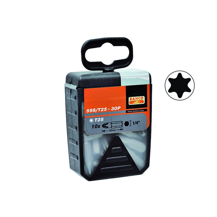 Bahco Tips TORX T40 25mm 30pcs