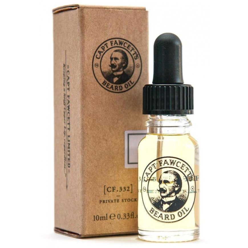 Captain Fawcett Private Stock Beard Oil, 10 ml – 2