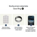Oura Ring 4 älysormus, Stealth, koko 10