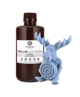 PrimaCreator Value Flex UV Resin - 1000ml - Light Grey