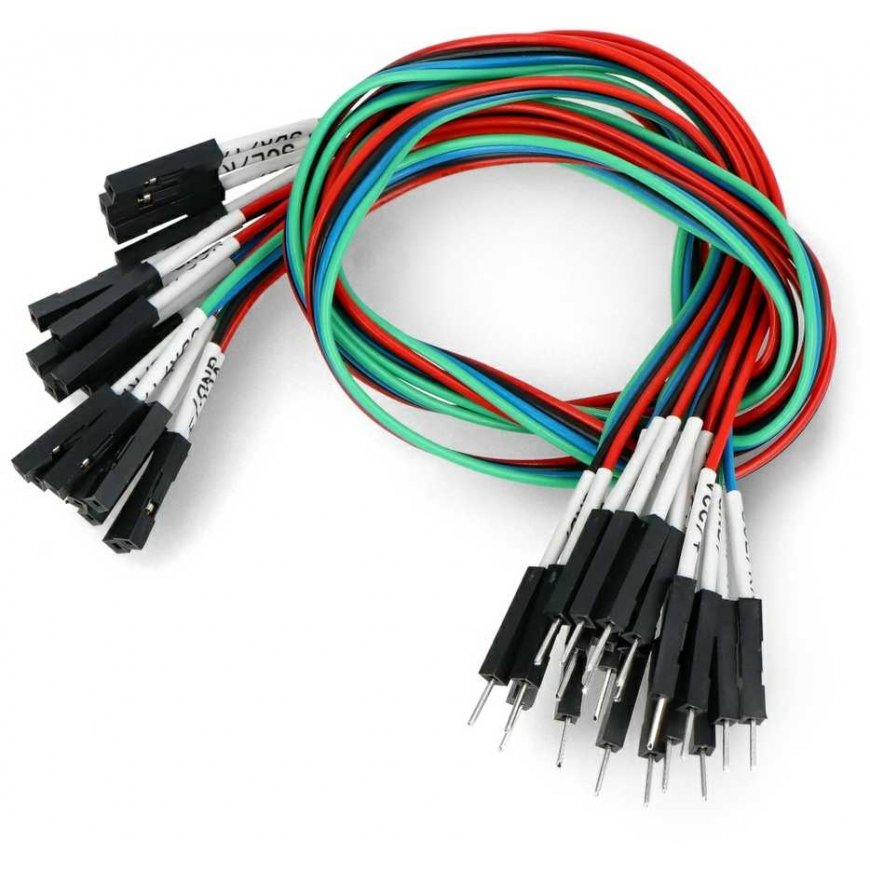 Gravity - I2C/UART jumper wire set - female-male - 30cm - 5pcs - DFRobot FIT0916-MF