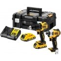 DEWALT Rinkinys COMBO 18V DCK2060L2T (DCD778+DCF787) 2x3,0Ah TSTAK II DEWALT Rinkinys COMBO 18V DCK2060L2T (DCD778+DCF787) 2x3,0Ah TSTAK II