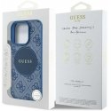 Guess 4G Circle Classic Logo MagSafe case for iPhone 16 Pro Max - blue