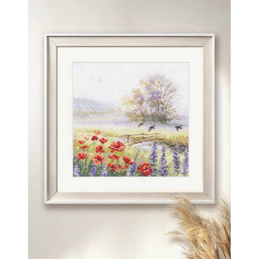 Beldizart Cross Stitch Kit "Summer Watercolor Pictures. Swallows" S3-37 – 2