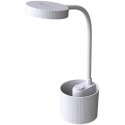 Pöytä-LED-lamppu 5W kynätelineellä PURE FLB-20 AGNES valkoinen väri Forever Light Pöytä-LED-lamppu 5W kynätelineellä PURE FLB-20 AGNES valkoinen väri Forever Light
