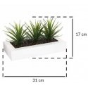 Aloe Kukkaruukku kolmella aloen taimella, koristelu keinokasveilla Atmosphera Créateur ... Aloe Kukkaruukku kolmella aloen taimella, koristelu keinokasveilla Atmosphera Créateur ...