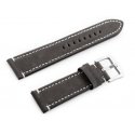 Pacific W72 leather watch strap - gray - 20mm Pacific W72 leather watch strap - gray - 20mm