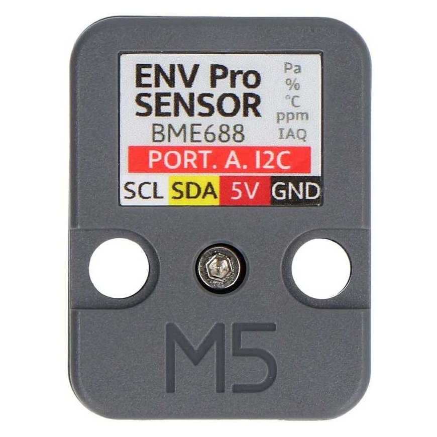 ENV Pro Unit – temperatūros, drėgmės, slėgio ir dujų jutiklis – BME688 – Įrenginio išplėtimo modulis – M5Stack U169 – 3