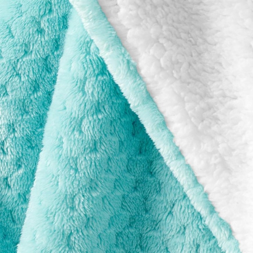 AmeliaHome Blanket SHLEEPY, 130X180 cm, color: turquoise – 5