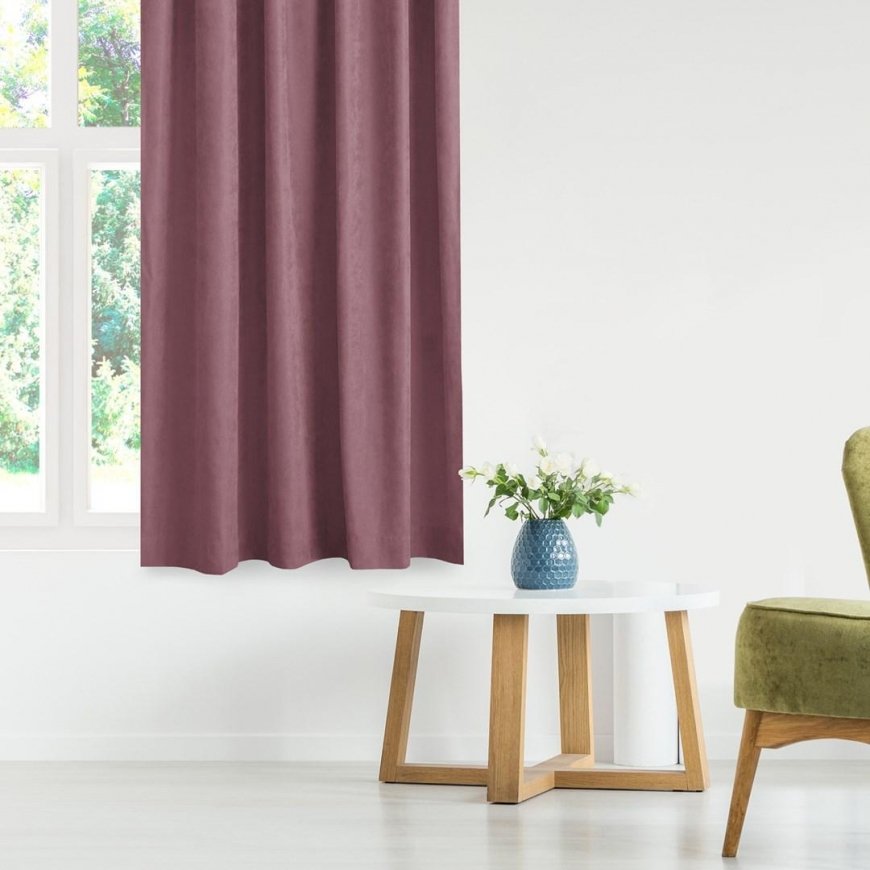 Homede Verhot CHENILLE EYELETS S LILA 140x245 – 3