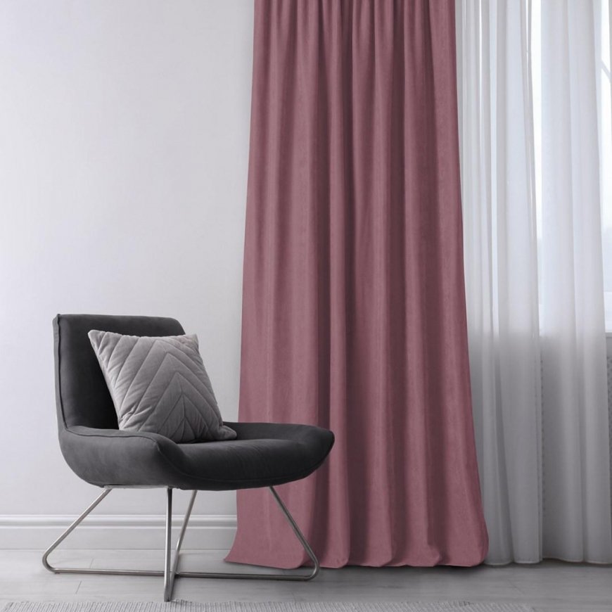 Homede Curtains CHENILLE EYELETS S LILAC 140x245 – 4