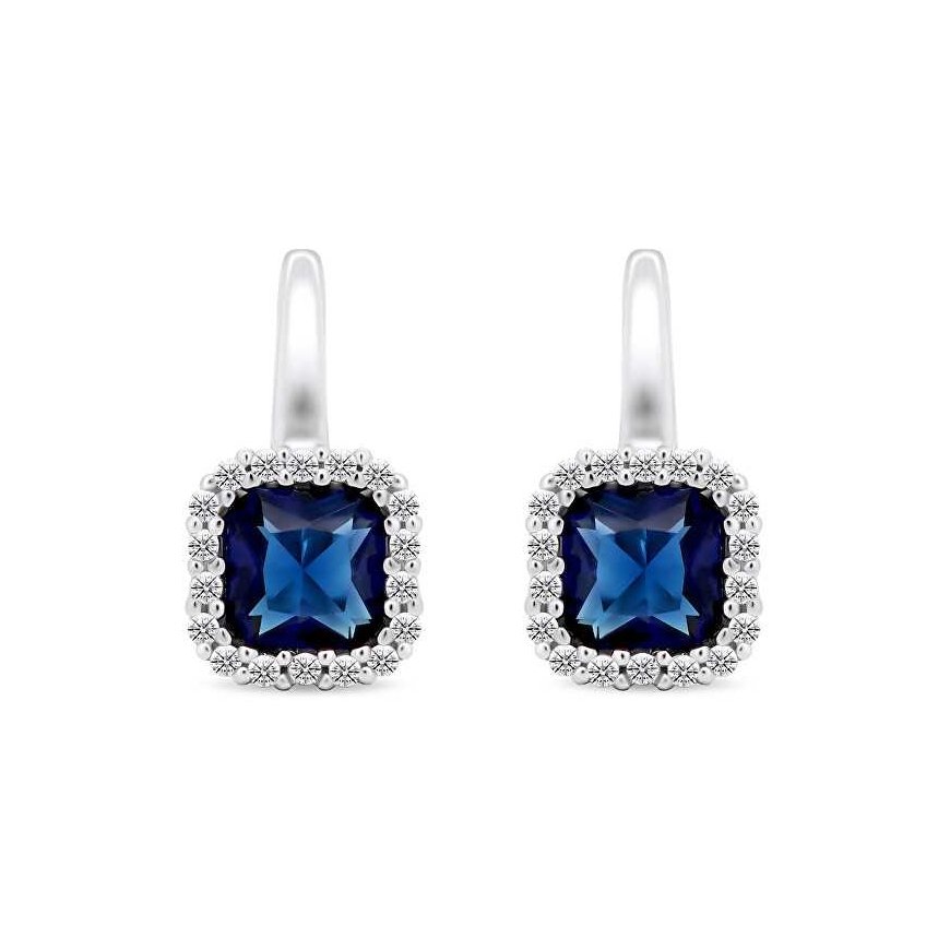 Brilio Silver Luxurious silver earrings with zircons EA397WB – 2