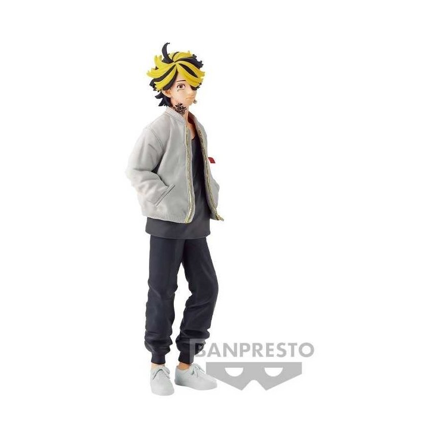 Banpresto Tokyo Revengers Kazutora Hanemiya figuuri 17cm