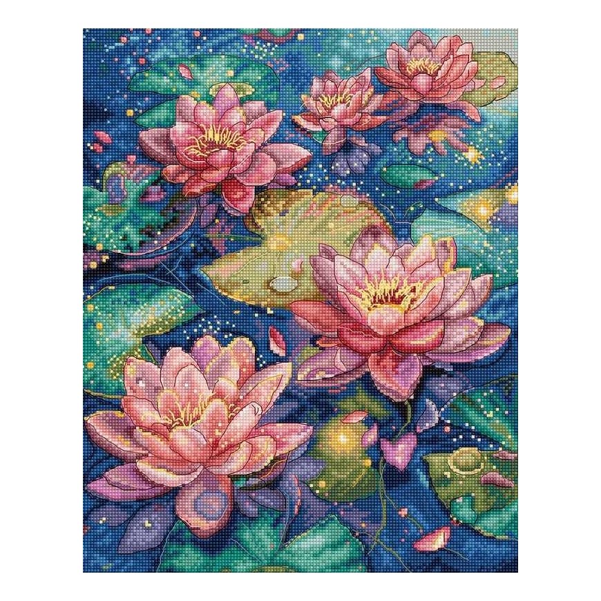 LetiStitch luca S Ristipistosarja lumpeen 23x29cm SLETIL9910 – 4