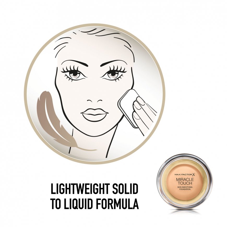 Max Factor Miracle Touch 12 ml Purk Pasta 075 Golden – 4