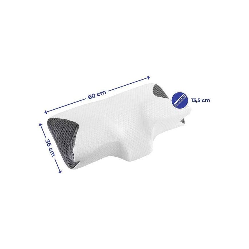 Maximex Side Sleeper Pillow, Memory Foam, 60 x 36 cm – 4