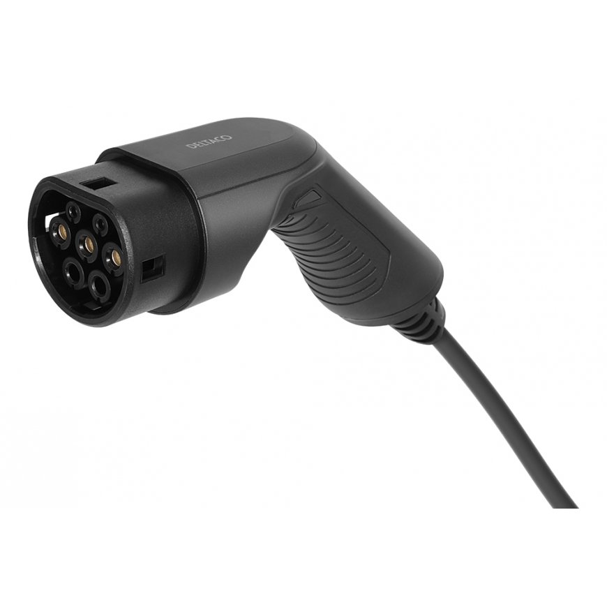 Deltaco EV-1205 elektrības kabelis Melns 5 m – 3