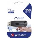 Verbatim V3 USB zibatmiņa 256 GB USB Type-A 3.2 Gen 1 (3.1 Gen 1) Melns Verbatim V3 USB zibatmiņa 256 GB USB Type-A 3.2 Gen 1 (3.1 Gen 1) Melns