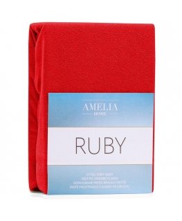 AmeliaHome Paklodė su guma AH RUBY RED24 120-140 x 200 + 30
