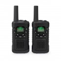 Nedis WLTK0610BK radiopuhelin 8 kanavaa 446.00625 - 446.09375 MHz musta